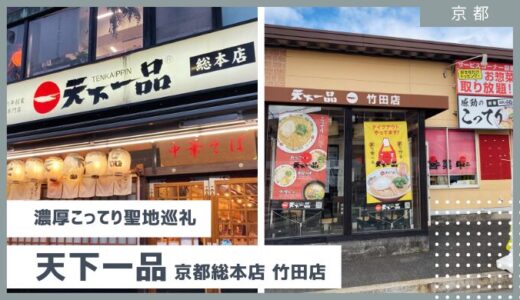 2024年天下一品（京都総本店・竹田店）聖地巡礼【お惣菜バイキング実施店一覧】