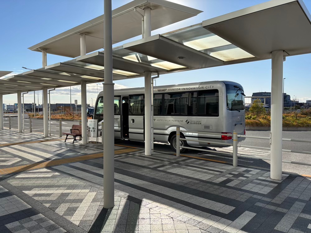 羽田イノベーションシティとエアポートガーデンを結ぶシャトルバス
