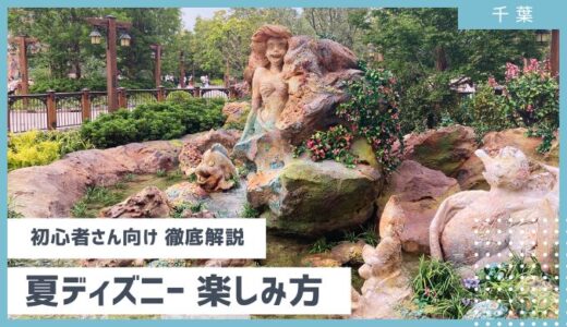 【夏ディズニー行く方必見】注意点・持ち物・暑さ対策から涼しく楽しむディズニーまで徹底解説　2024年8月