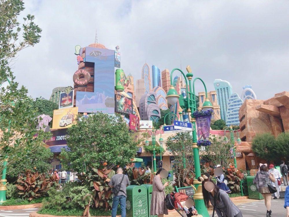 上海ディズニー ズートピアエリア